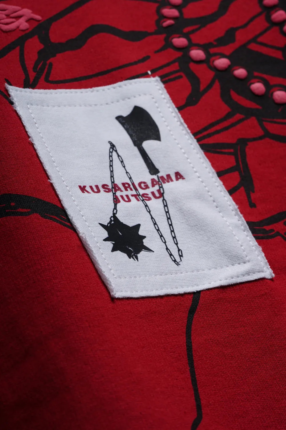 Pillar Of Stone - Anime oversized T-shirt with Patchwork